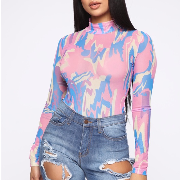 Mixed Feelings sheer bodysuit - Picture 3 of 5